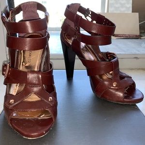 Vince Camuto Brown Gladiator Style Heels